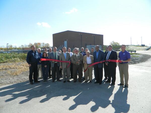 ilamwater's tweet photo. We celebrated the completion of a $12 million upgrade at our @GraniteCity Water Treatment Plant @bellevillenewsd http://t.co/qwkPDEts2Q