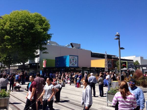 Quake-recovering #Christchurch is quite inspiring... #shippingcartons #chch