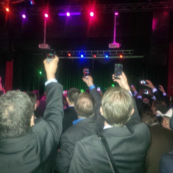 Mr_Rudy_E's tweet image. iPhone fest at #CPC2013 as @pmharper pays tribute to Stompin&apos; Tom in #Calgary