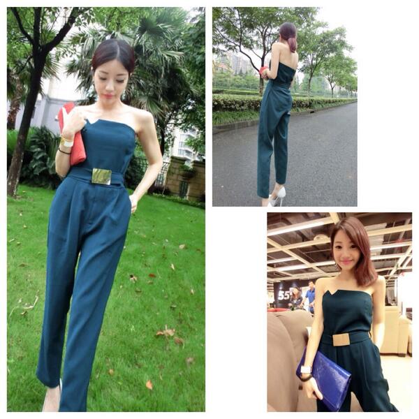 RecallProject's tweet image. Jumpsuit #green IDR 150.000 if you wanna , chat me by line : agrydaviraa or fahrul90 , happy shopping :))