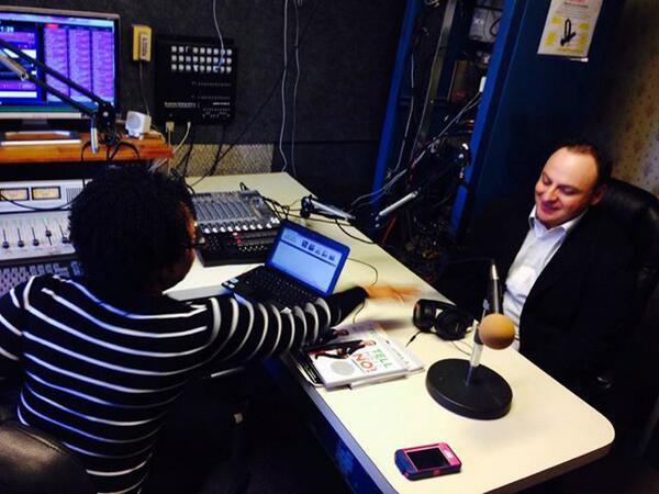 TellHellNo's tweet photo. Had a great time kicking off the Tell Hell No! book tour at Shout 94.7 FM in Augusta, GA. 
http://t.co/jkuRgs969z http://t.co/TLzp3kwjNl