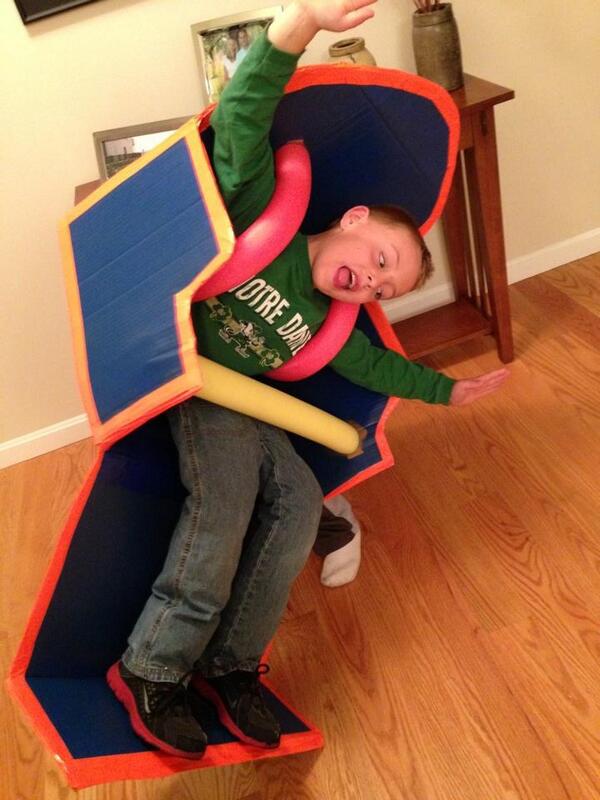 Photo: A young #KingsIsland fan dressed up as a Vortex rider for Halloween.