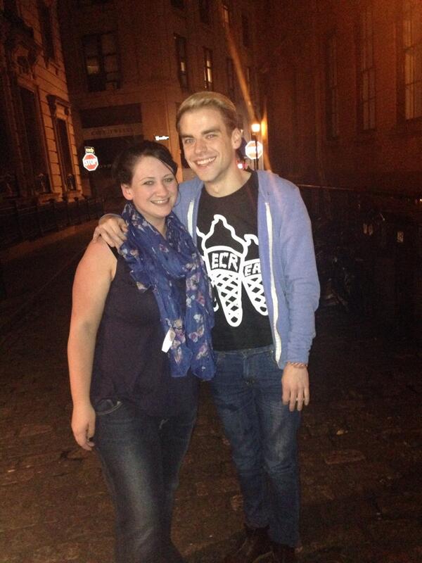 Forgot the pic...Starstruck... Just met <a href="/peejaybrennan/">PJ Brennan</a> in NYC such a fab guy!! And so sad he's left hollyoaks. Xx