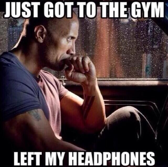 Gym Memes - Dwayne The Rock Johnson says.