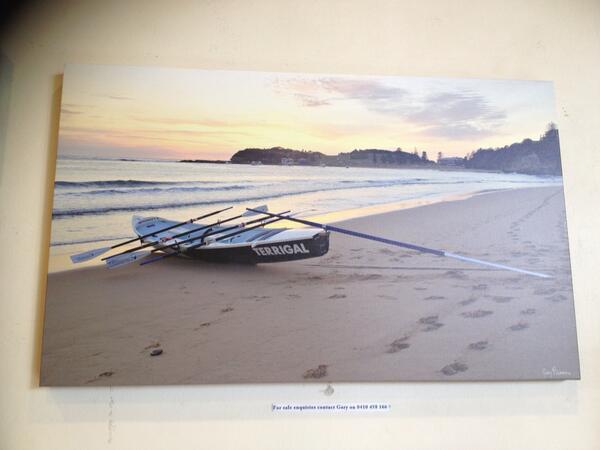 My new image of a Terrigal champion Surf Boat.