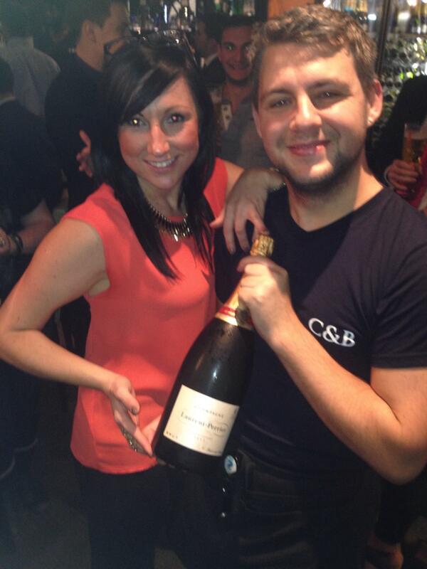 @CBMasonsAvenue thank you for looking after us soooo well yesterday josh...I didn't get my free champagne!!