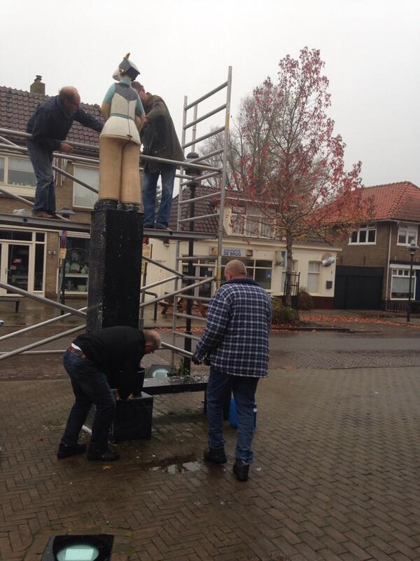 Harde werkers in de vroege morgen.