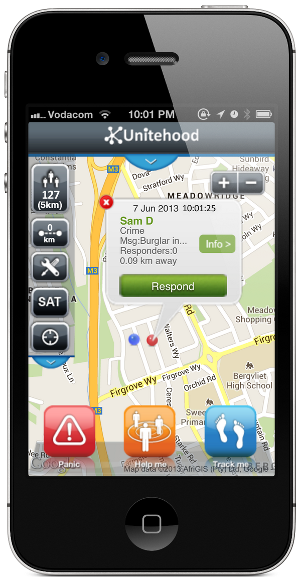 1 DAY TO LAUNCH in South Africa - Download and make your community safer #Unitehood