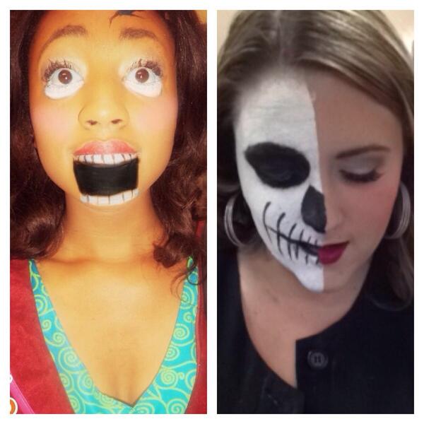 _Juanofakind's tweet image. Do what you love and love what you do #makeupbymoi #marionettedoll #skullbeauty