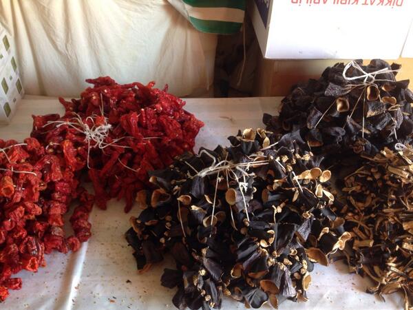 Aubergines and peppers Turkish style