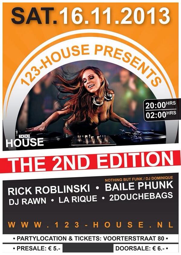 123__HOUSE's tweet photo. Nog 2 weken en dan is het zover: 123-HOUSE! RT tot vanmiddag 15.00 uur en maak kans op 2 kaarten! http://t.co/kwizYv6cne