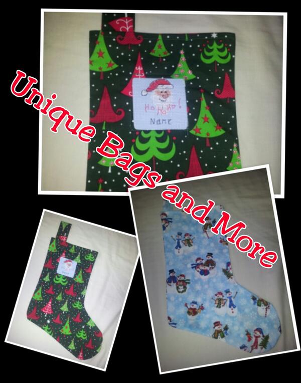 UniqueBags_More's tweet photo. #Christmas #stockings #handmade Made to order. Can be personalised.  £10 - £15 Only. Please RT x http://t.co/UKzS23sUvu