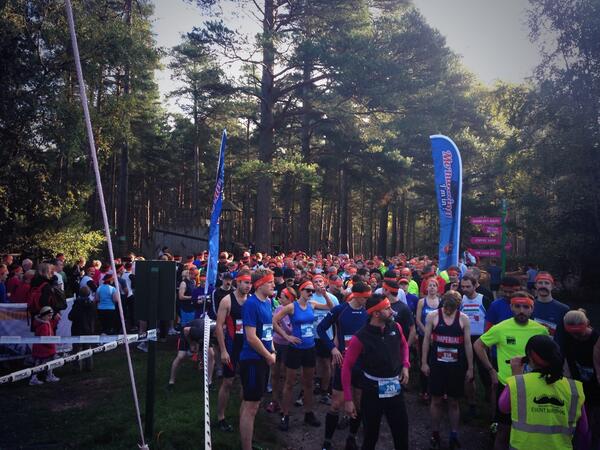 MovemberUK's tweet image. Great morning to take the mo for a run RT @BenBowers: Muddy #morunners are off! #MoOn #Movember