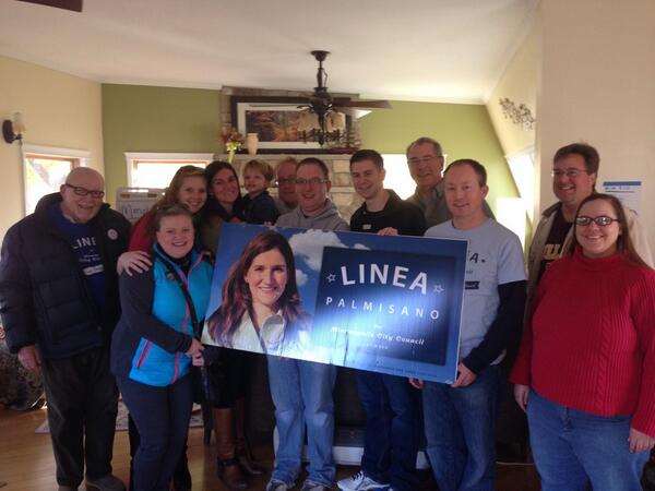 It's a beautiful day for talking to #Ward13 with Linea Palmisano and Henn. Cty Attorney Mike Freeman!