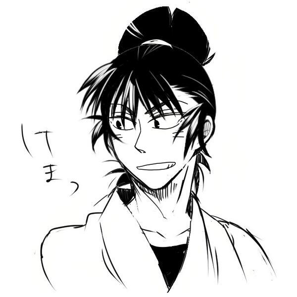 きなさんとこの食満くんの輪郭おかりした! 