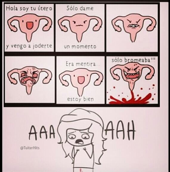 TuiterHits's tweet photo. Hola soy tu útero. http://t.co/ze7WlyYJvk