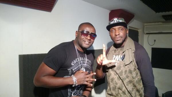 XXLAuMic's tweet photo. En studio avec @BAPONGASIMBA, 2 poids lourds font bolè la balance... #enattendantlemergence #affaireasuivre http://t.co/ay8FbRVxGn