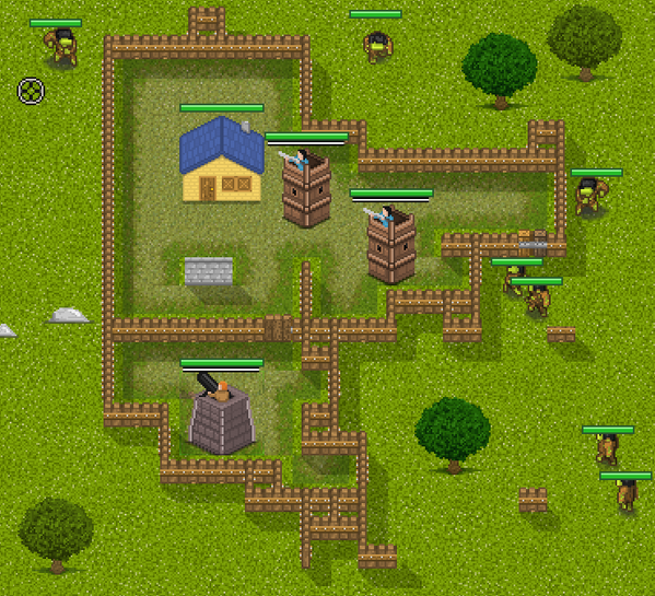 designatius's tweet photo. Doing artwork for 'Bang, Bang, Undead!' an upcoming game by @TitanForgeGames #screenshotsaturday #gamedev #pixelart http://t.co/zybVMhaWZW