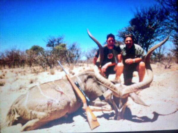 Congratulations <a href="/OckievZyl/">Ockie van Zyl</a> on ur 51.5" Kudu! #Exciting! Now That's what I call the #chasewildlife way!#whereuwannabe