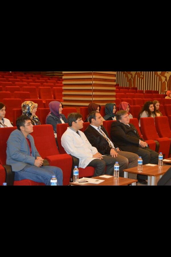 Öğretim üyesi hocalarımıza ve dekanımıza katılımlarından dolayı teşekkür ederiz..