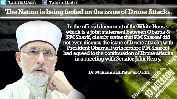 kajolmanshad's tweet photo. The nation is being fooled on the issue of Drone Attacks! #IneptSystem http://t.co/UUUYDc7yXY #CorruptSystem #Pakistan #RisePakistan"