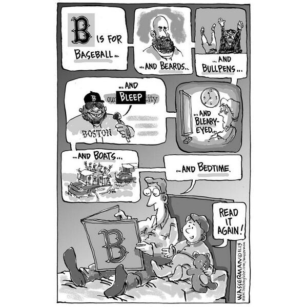 BDCSox's tweet photo. Savoring the Sox. Cartoon: http://t.co/wVkdjd42Y7 #RedSox http://t.co/yvsfTpyLW8 via @GlobeWasserman