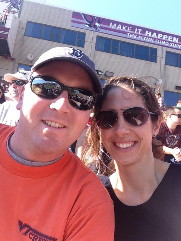 bfox0707's tweet photo. At the VT and BC game with my sweetheart http://t.co/Q03IIWuPOc