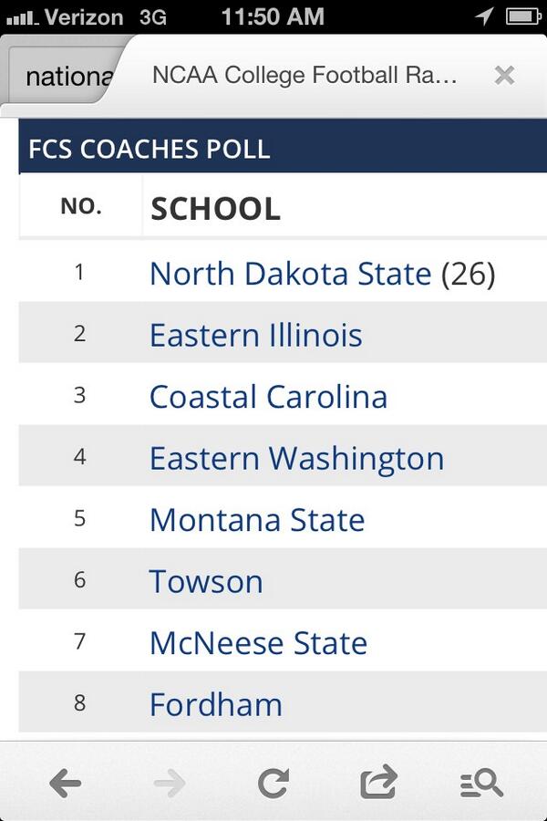 Continuing to root for both my "Easterns"- Panthers and Eagles.