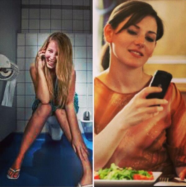 ScreenBright's tweet image. Question: How Do You Clean Your Phone In-Between These Two Scenarios? The Answer: #ScreenBright! #KillsGerms