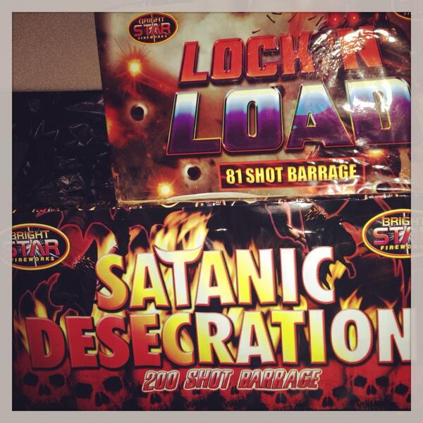 Fireworks with X Factor style names #rememberremember