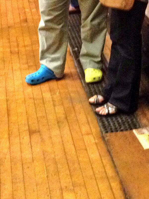 upyapipe's tweet image. Only one thing worse than wearing crocs!!!!!! #oddcrocs #beerfestival