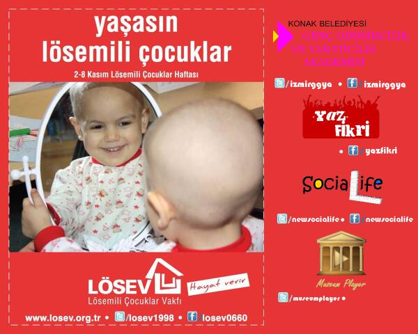 MuseumPlayer's tweet image. 2-8 Kasım Lösemili Çocuklar Haftası  #YaşasınLösemiliÇocuklar. Minik yürekler için elele.Haydi destek! @losev1998