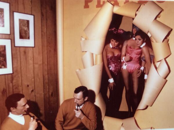 4/16/1968 Visiting London Wax Museum w Shel Silverstein &amp; bunnies to unveil my wax counterpart #scrapbooksaturday