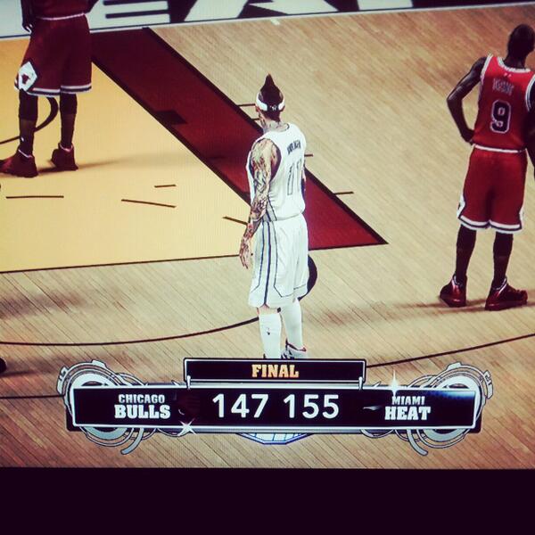 EggertPatrick's tweet image. @KingJames dude it ticks me off how good your guy is in 2k14 haha #67points