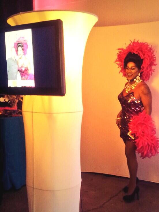 Portland_Pages's tweet image. @poisonwaters strikes a pose at the 2014 @CHAP_ART #CHAPlandia event!