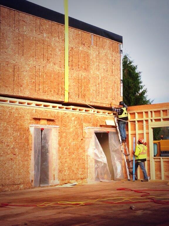 OptimumModularM's tweet image. Two storey school on site