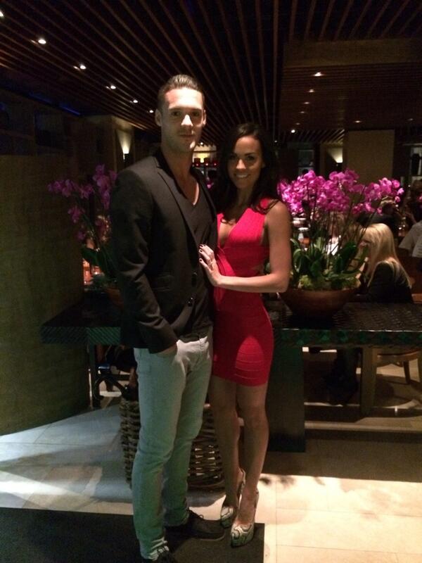 Shacks83's tweet image. Already having a great night in the big city! Love my fiancé and love Novikov! @mskaithays