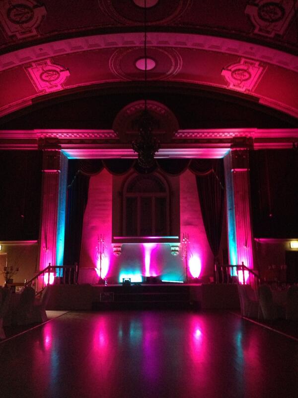 Some early morning room dressing, should be a pretty event (apologies for poor iPhone pic )