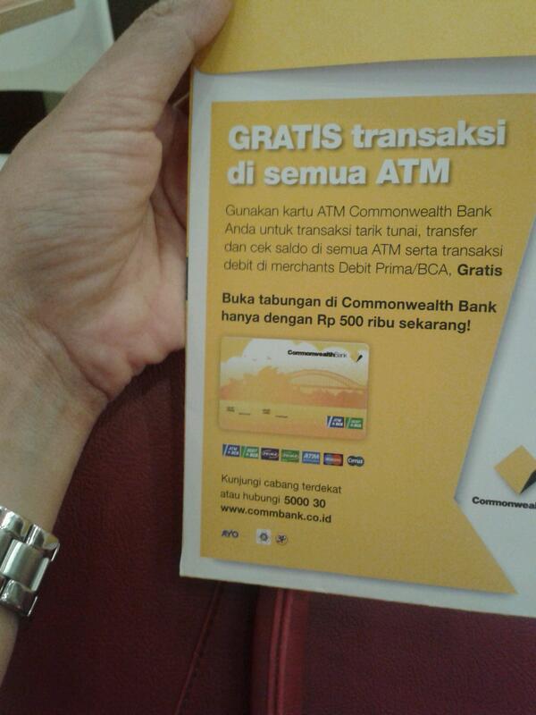 Commonwealth Bank Id Ar Twitter Ini Yg Bikin Kartu Atm Commbank Id Wajib Punya Banget Http T Co Zmwsahouxn