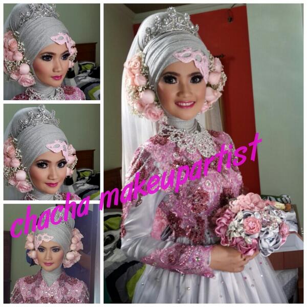 ChachaMakeup's tweet photo. Makeup for imahim ook wedding http://t.co/SbFKWSvELi