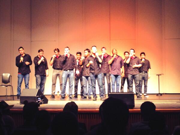 Go <a href="/PreposteroneSD/">PREPOSTERONE</a>! We're digging the middle earth swag! ;) #acappella #sdsu #acalove