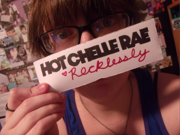 's tweet image. "@HotChelleRae: #Recklessly" enjoy my face in celebration