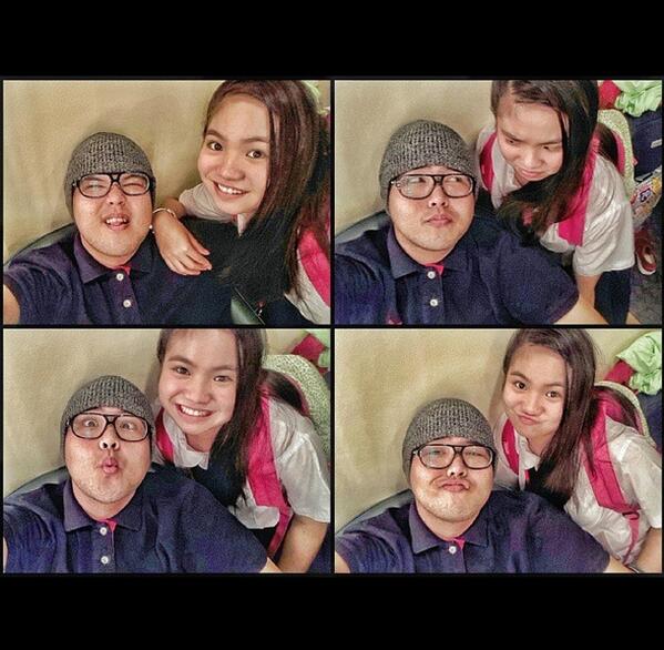 NlexNashLeneOFC's tweet photo. Shar wt Direk Badj! qtp2ts!!! <3 Pretty ni @shar_sanpedro! Pogi ni Direk @Badjismo <3 http://t.co/P9O5g4Kbj8