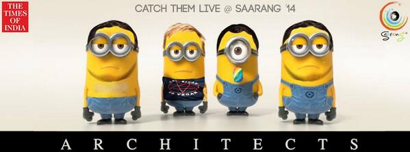 Look forward to hearing <a href="/Architectsuk/">Architects</a> 's new album to be released in early 2014.
Catch them live this Jan at #Saarang