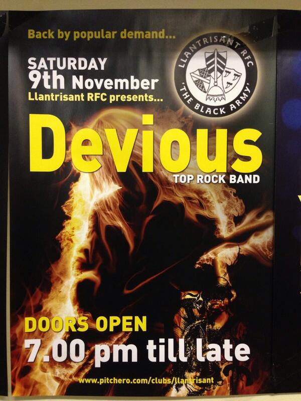 llantrisantrfc's tweet photo. A big one next Saturday, always a club filler! Don't miss out! #Devious http://t.co/fwPwv1OrEj
