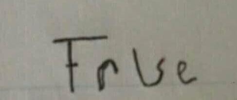 NiftyRuler's tweet photo. When you're unsure of how to answer a true false question.
This will help you: http://t.co/mV8ZP8tFxo