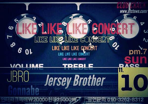 leejaesoo72's tweet photo. 저지브라더 11월10일 일요일 저녁7시 ~ 
초대합니다 ^^ http://t.co/Q9txchAdKj