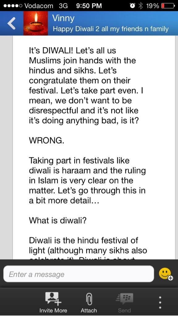 VineshMorar's tweet image. @azdinfo do u run the azadinfo Bbm group? Happy Diwali members @VDullabh @shyamdullabh @RushilNaik