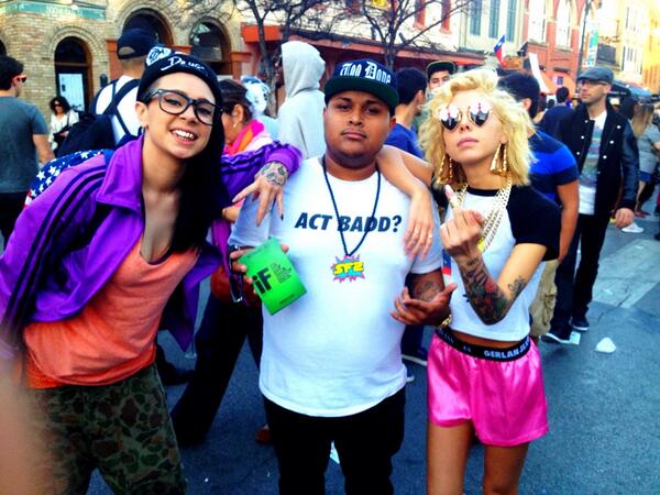 djactbadd's tweet photo. This picture is still dope @THArealVNASTY x @L1LDebbie at SXSW this year #actbadd http://t.co/C5sklkqWgT