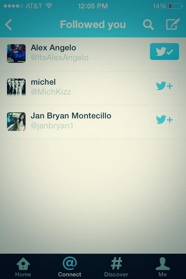 OMG ! You followed me ?!! Gosh Gosh Gosh !!! <a href="/ItsAlexAngelo/">#Fangelos</a>
